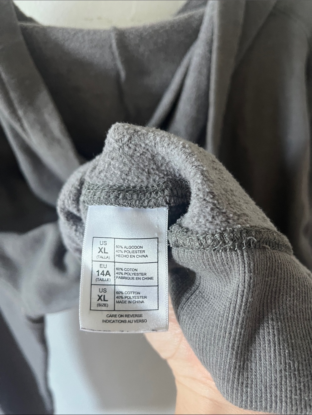 Disney Gray Hoodie with Mickey Graphic (Yellow, Red, Black) - Picture 8 of 9